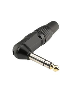 HICON jack 6,3 stereo konektor kutni