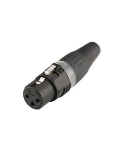 HICON XLR konektor ženski (black)