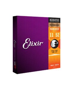 ELIXIR NANOWEB 11/52 PHOSPHOR BRONZE