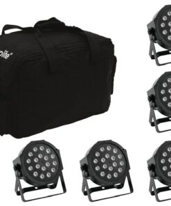 EUROLITE Set 5x LED SLS-180 + Softbag