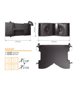 Alternative view of AMATE Xcellence X210P pasivni