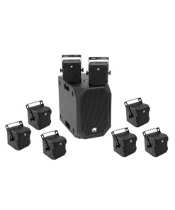 Instalacijski razglasni set BOB-10A bk + 8x BOB-4 bk