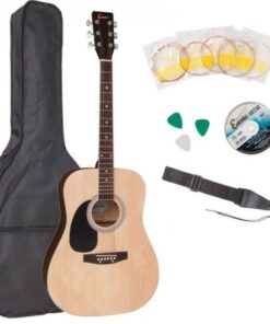 EWP-100LH Left Handed Acoustic Guitar Outfit Natural