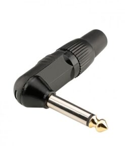 HICON jack (6,3mm), 2-pole , metal kutni