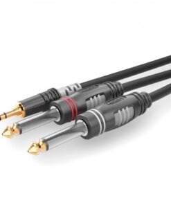 Sommer cable Instrument Cable 2 x 6,3 jack / mini 3,5 jack – 3,00m