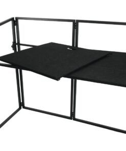 Portable DJ table with screen for mobile applications