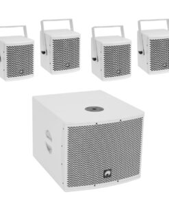 Alternative view of Razglasni set MOLLY-12A Subwoofer active + 4x MOLLY-6 Top 8 Ohm crni/bijeli
