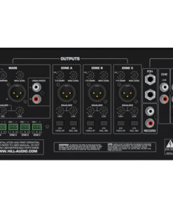 Alternative view of 4 Zone Mixer ZPR-4620V2 Hill Audio