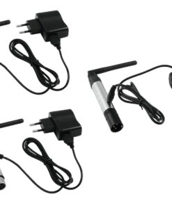 EUROLITE Set QuickDMX 1x Transmitter + 2x AKKU Receiver