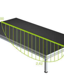 Alternative view of Fos FS-750H-2X1 profesionalna platforma