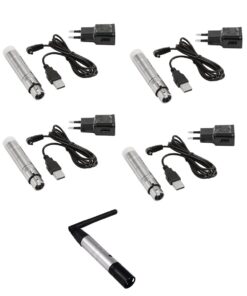 EUROLITE Set QuickDMX 1x transmitter + 4x AKKU receiver